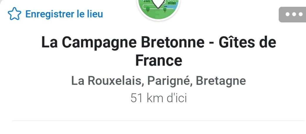 La Campagne Bretonne Parigné Exterior foto